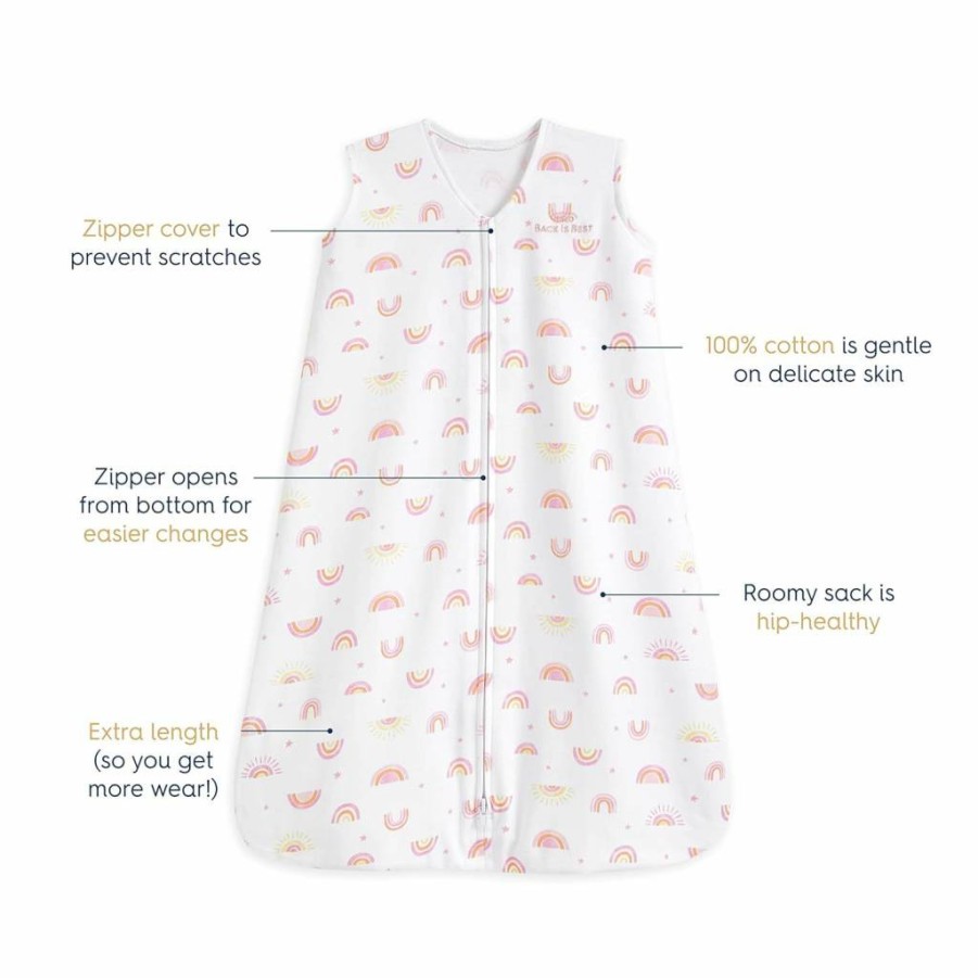 HALO SleepSack Wearable Blanket for Babies - 100% Cotton Swaddle Transition Bag, TOG 0.5, Woodland Etch Blue, Large (12-18 Months) Safe Sleep Solution