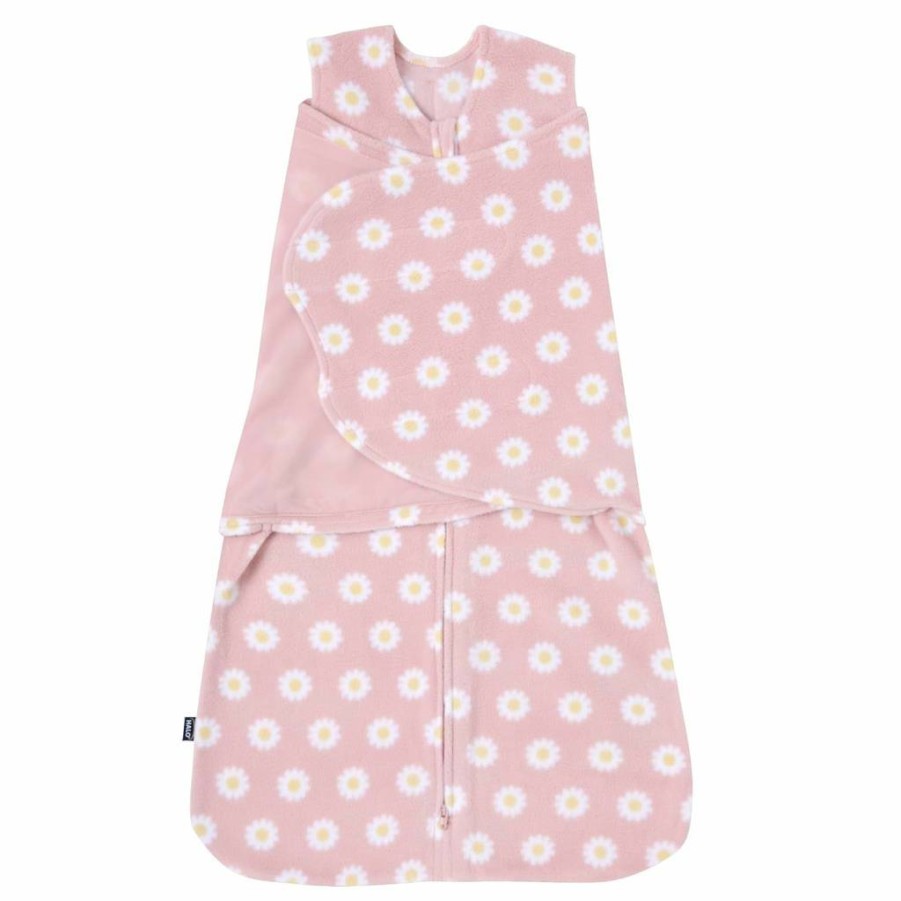 HALO Micro-Fleece 3-Way Adjustable Sleepsack Swaddle Blanket, Tog 3.0, Penguin Pals Design, Small Size for Babies 3-6 Months