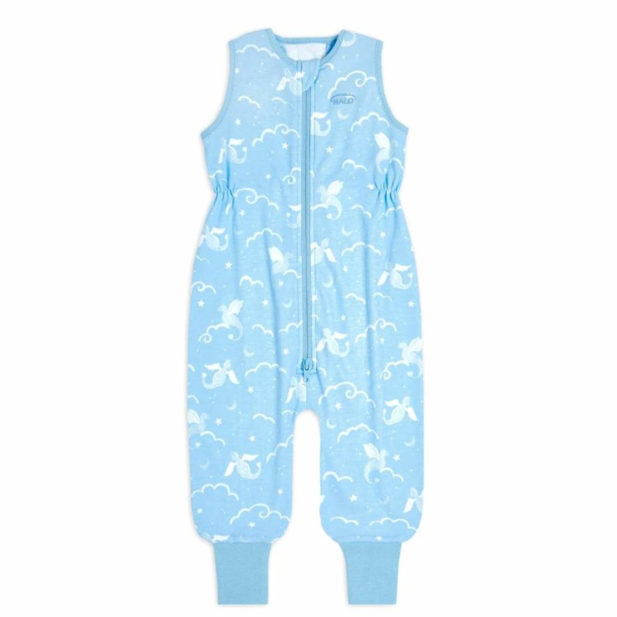 HALO Sleepsack Toddler Wearable Blanket - 100% Cotton, 0.5 Tog, Dragons Design, Size 3T, Safe & Comfortable Baby Sleeping Bag
