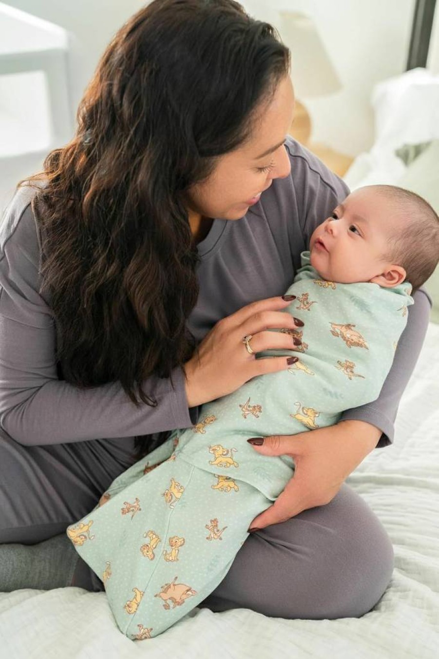 HALO 100% Cotton Sleepsack Swaddle - Adjustable 3-Way Wearable Baby Blanket, Small Size, Tog 1.5, Lion King Friends Design for Safe Infant Sleep