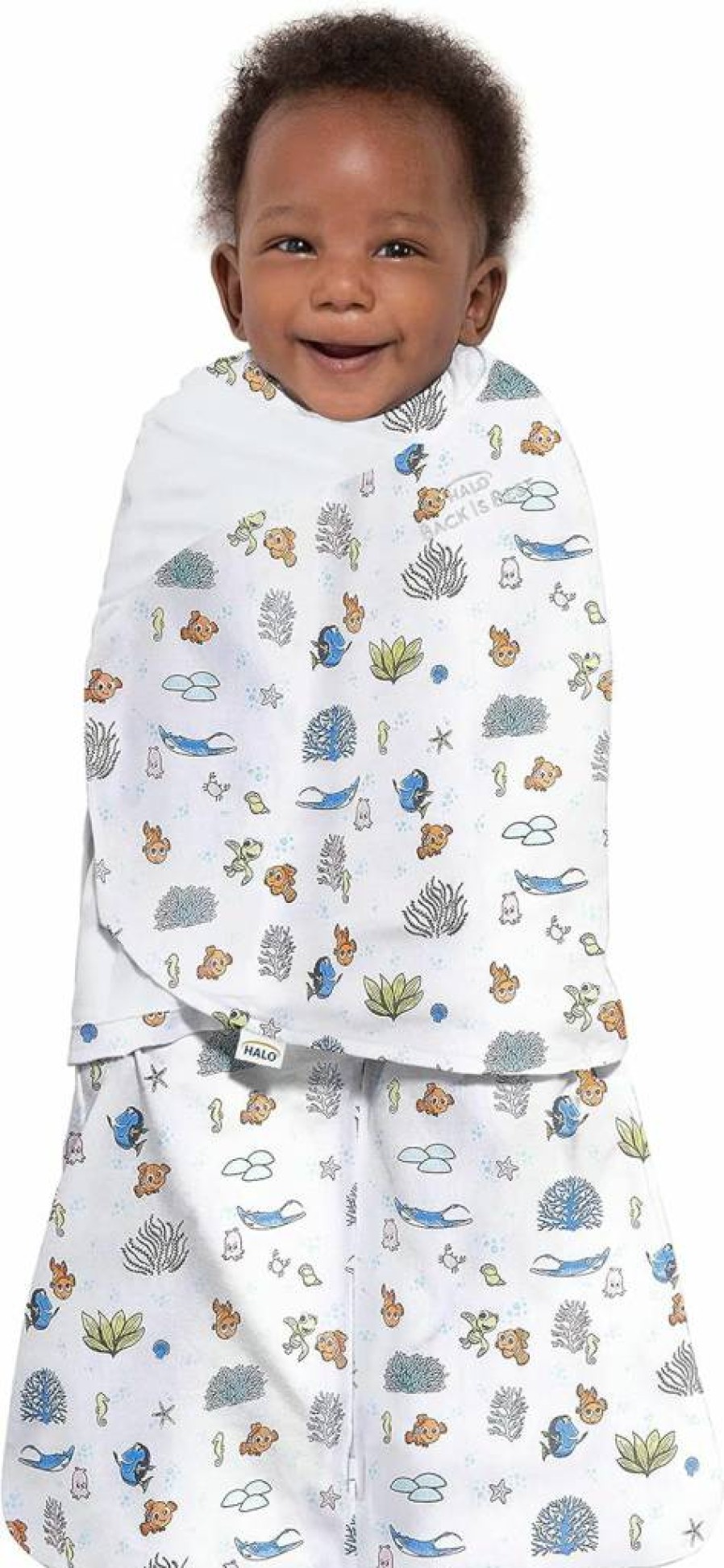 HALO SleepSack 100% Cotton Wearable Blanket for Babies, 3-Way Adjustable Swaddle, Tog 1.5 Safe & Comfortable Infant Sleeping Bag