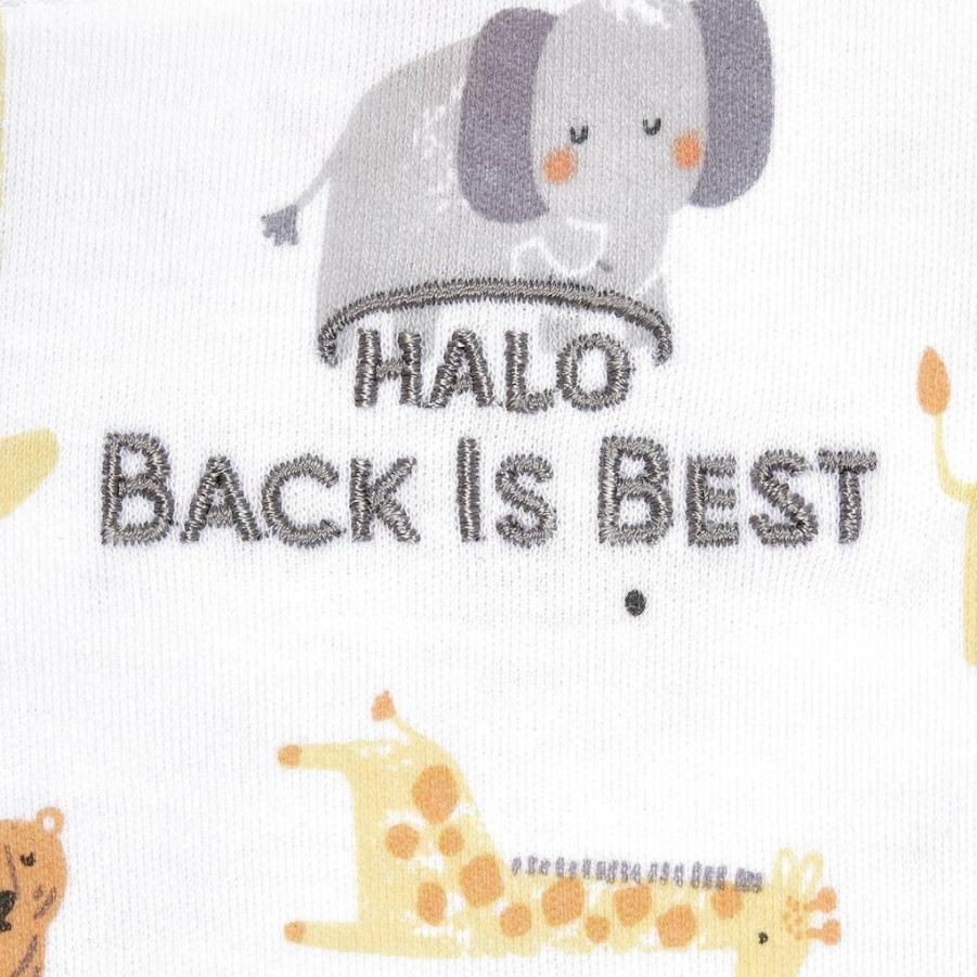 HALO 100% Cotton 3-Way Adjustable Sleepsack Swaddle - TOG 1.5 Wearable Blanket for Newborns 0-3 Months, Flamingo Print